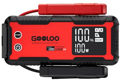 GT6000 Jump Starter 6000A 12V with 100W Bi