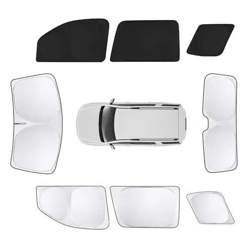 8pcs Car Window Shades for Chevrolet Tahoe 2015 (8 Count)