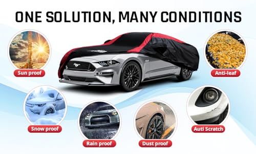 Car Cover Waterproof Custom Fit for Ford Mustang 1994