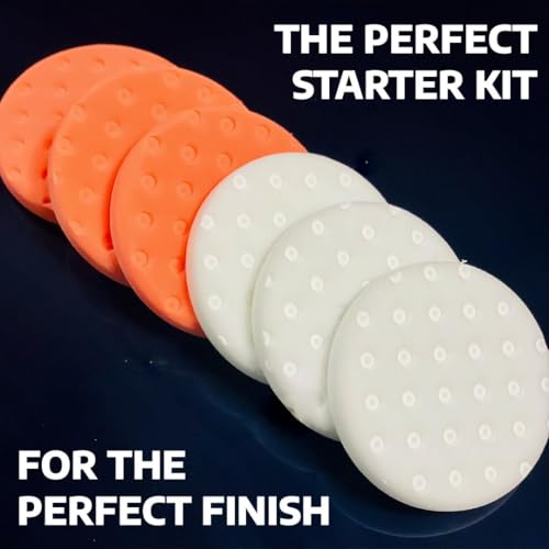 Smart Foam Pads Dual Action 5.5 inch Cut and Polish Combo (6 Count)