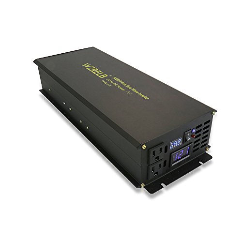 Power Inverter 3000W Pure Sine Wave Inverter 24V 120V Dc AC Converter
