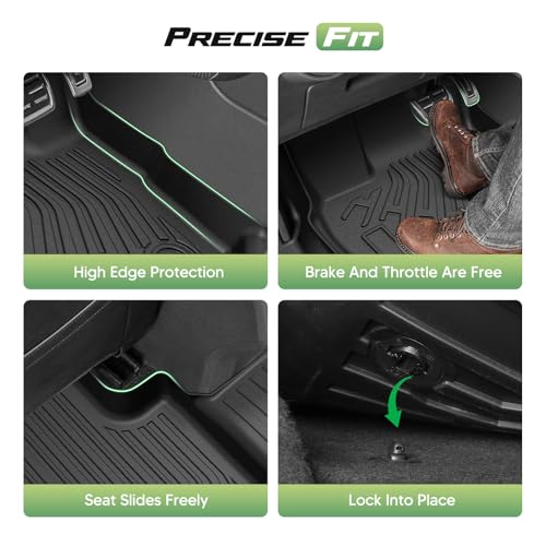 Floor Mats for Toyota Highlander 7 Seats