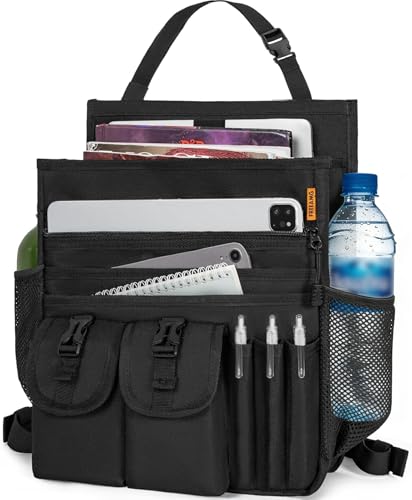 Car Front Seat Organizer with Dedicated Laptop Tablet Storage