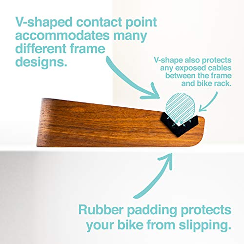 Wooden Bike Wall Mount