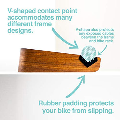 Wooden Bike Wall Mount