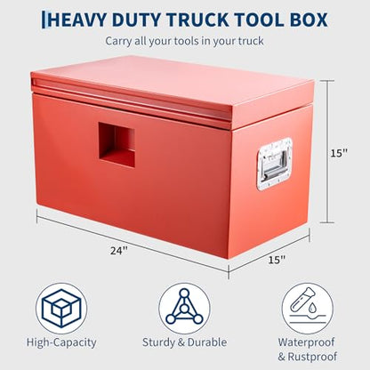 Truck Bed Tool Box Heavy Duty Steel Toolbox with Hydraulic