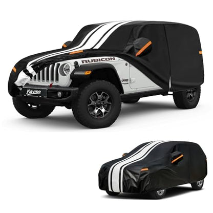 Jeep Wrangler 4 Door JK JL Car Cover Waterproof All Weather