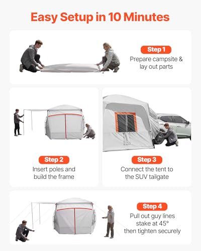 SUV Camping Tent for 5