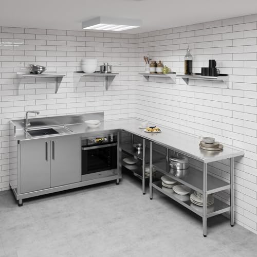 8 in. x 30 in. Stainless Steel Wall Mount Shelf