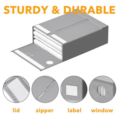 9 Pack Bed Sheet Organizers and Storage (9 Count)