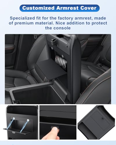 Center Console Cover with Hidden Storage for 2023