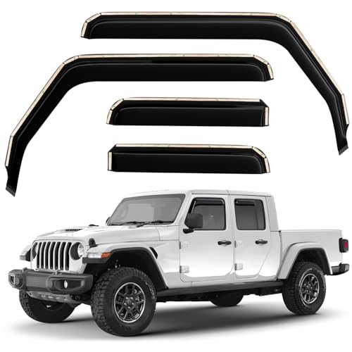 Window Deflectors Smoke Tinted in
