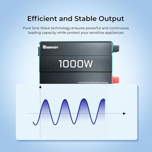 Inverter P2 1000W Pure Sine Wave Inverter 12V DC to 120V AC