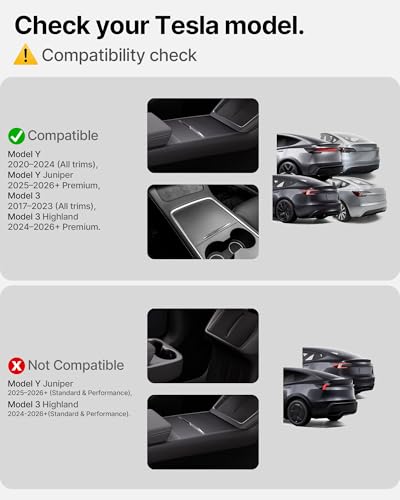 2Pcs Leather Seat Back Kick Protector for Tesla Model 3 (2 Count)