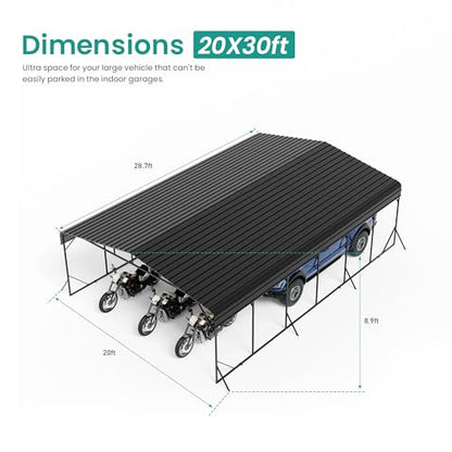Reinforced Metal Carport