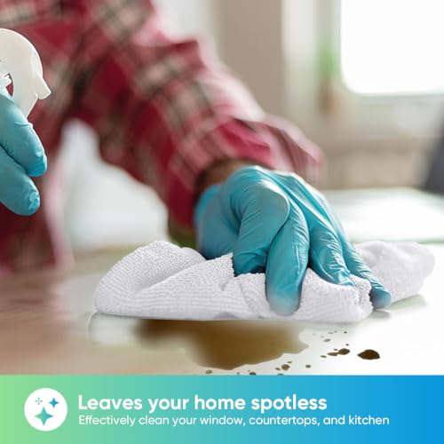 White Microfiber Cleaning Cloth 10 PK (10 Count)