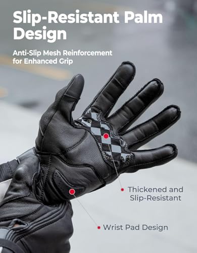 Motorcycle Leather Gloves