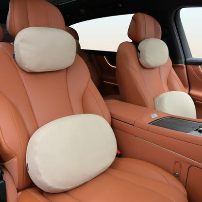 Car Headrest and Lumbar Support Pillow for Car Office Chair