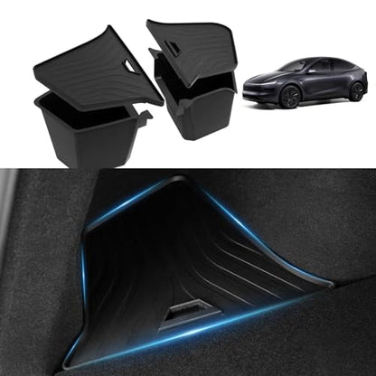 Trunk Storage Bins with Lids for 2026 Tesla Model Y Juniper 5 Seater