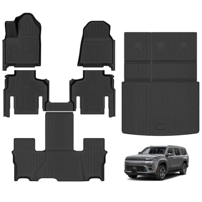 Floor Mats & Cargo Liner for 2026 Grand Wagoneer L 7 (5 Count)