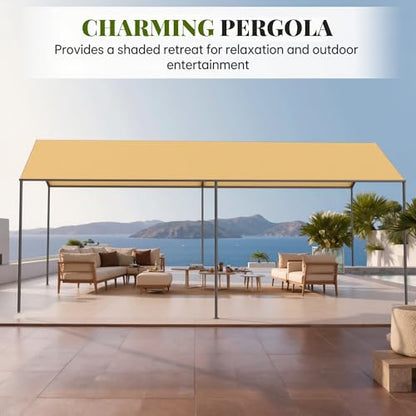 Carport 10x20 FT Heavy Duty Carport Canopy Tent Waterproof