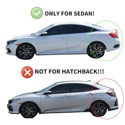 Window Visors Rain Guards for 2022 2023 2024 2025 2026 Honda Civic Sedan