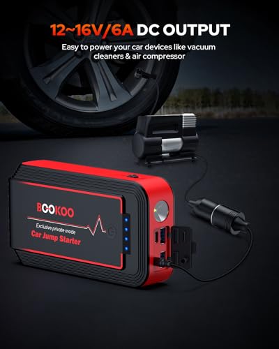 H9 4500A 12V Jump Starter for Car Boat Lawnmower