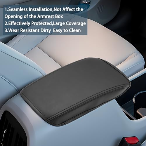 2024 2025 2026 Kona Armrest Cover for 2026 Hyundai Kona Accessories Center Console Cover 2024 Kona Armrest Cover Protector Compatible with 2024 2025 2026 Hyundai Kona SE