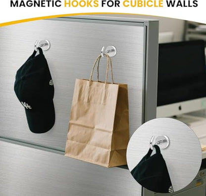 Magnetic Hooks 12pcs 50lbs Cruise Essentials 2026 Magnet Hook (12 Count)