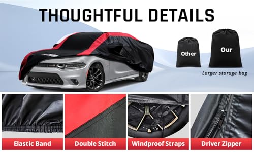 Car Cover Waterproof Custom Fit for Dodge Charger 2006