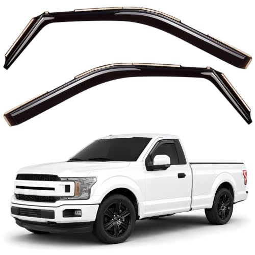 Window Deflectors Smoke Tinted in (4 Count)