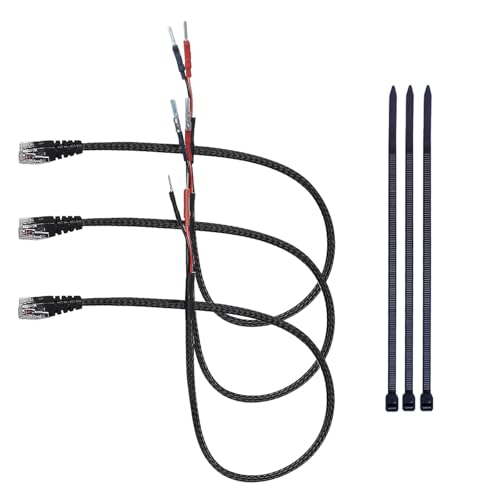 16.5" RJ11 Mirror Tap Radar Detector Cord for Escort Uniden V1 & More (3 Count)
