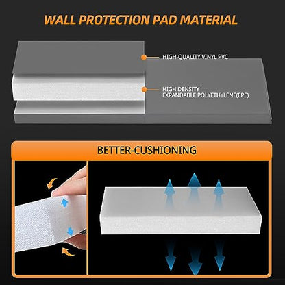 4 Pack Wall Protection Pads 2" Thick Foam Wall Padding