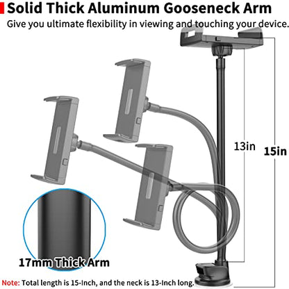 Tablet Car Mount Holder for iPad Truck Holder Long Arm Extension