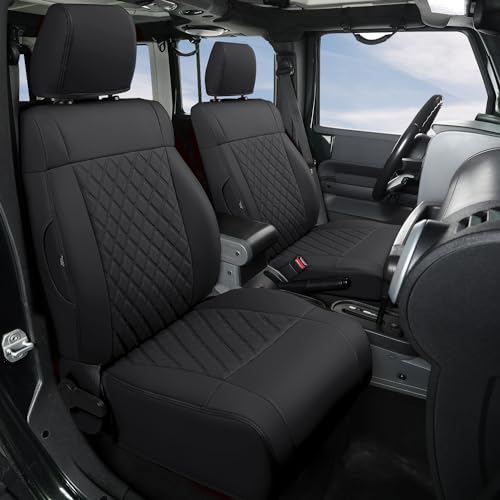 Wrangler JK Seat Covers Custom Fit for Jeep Wrangler (4 Count)