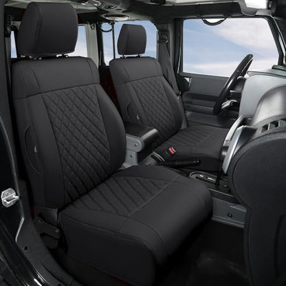 Wrangler JK Seat Covers Custom Fit for Jeep Wrangler (4 Count)