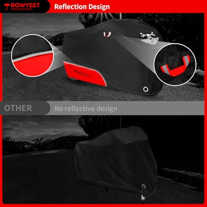 Motorcycle Cover Waterproof Outdoor Storage All Season Protection