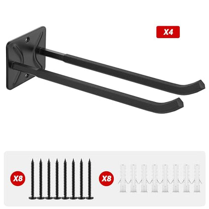 Garage Storage Hooks (4 Count)