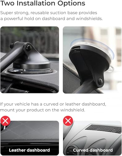 Velox Qi2 Mini 15W Wireless Charger Car Mount