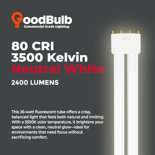 PLL36 835 36W 16.5" Twin Tube Compact Fluorescent Light Bulb 4 (10 Count)