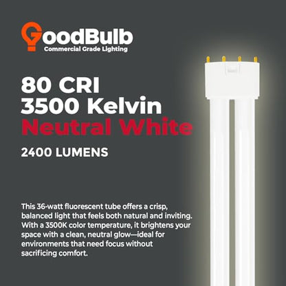 PLL36 835 36W 16.5" Twin Tube Compact Fluorescent Light Bulb 4 (10 Count)