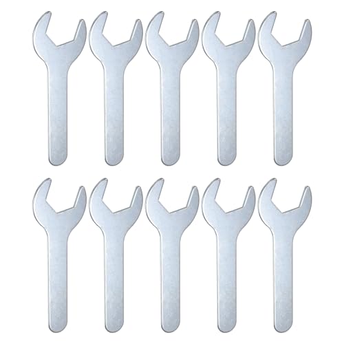 10pcs Small Wrench 24x120x2.3mm Metric U (10 Count)