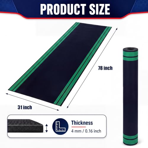 Motorcycle Mat Garage Floor Rug Washable Parking Mats for Garage Floors Non Slip Oil Absorbent Pad Rubber Backing Layer Protects Floor