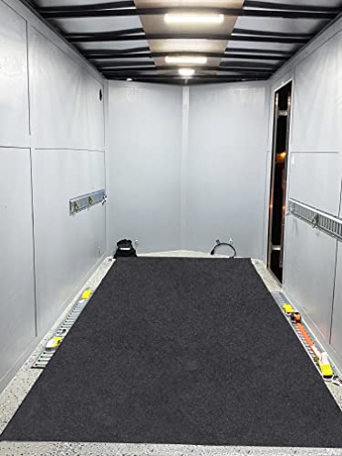 Large Rubber Floor Mat for Car Washable Garage Mats for Floor Absorb Liquids Oil Drip Pan for Under Car Protects Floor from Spills (60 Sq Ft)