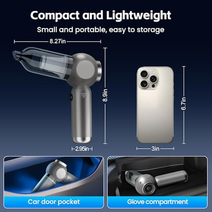Portable Car Vacuum Cleaner High Power 17500Pa