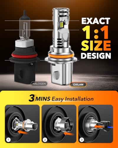9007 LED Light Bulb (2 Count)