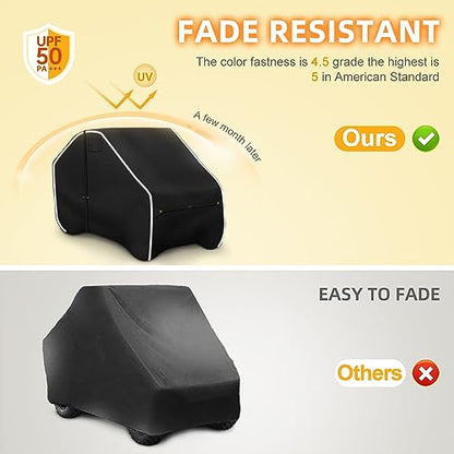 Fade and Tear Resistant UTV Cover with Reflective Strips
