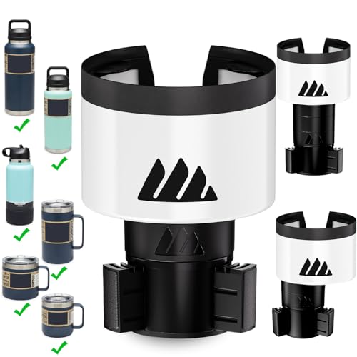 Ultimate Car Cup Holder Expander with Adjustable Base