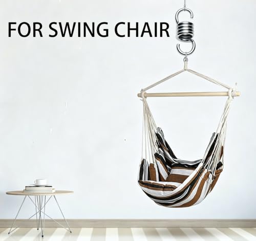 Heavy Duty Spring Hammock Chair Swing Hook Suspension Extension