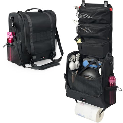 Camp Kitchen Organizer with Hanging Storage & Paper Towel Holder